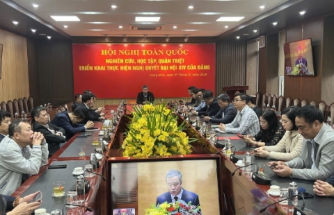 Đảng ủy NatSteelVina tham dự Hội nghị trực tuyến toàn quốc nghiên cứu, học tập, quán triệt và triển khai thực hiện Nghị quyết Đại hội XIV của Đảng 